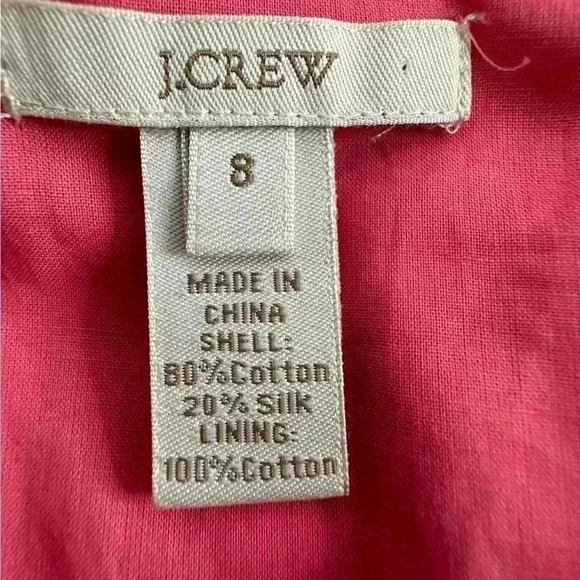 J.Crew - Pink Classic Cotton & Silk Day Mini
Dress Size 8 - Picture 5 of 8